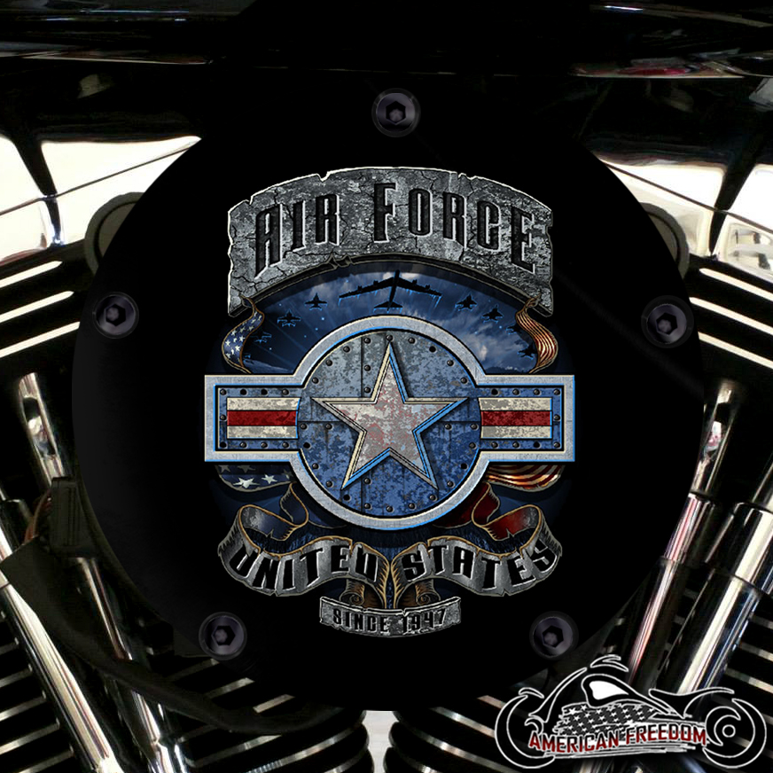 Harley Davidson High Flow Air Cleaner Cover - Air Force US